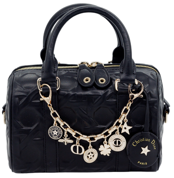 Брендова жіноча сумка Dior Groove 20 Bag in Black Macrocannage Calfskin 5452 фото