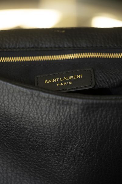 Сумка Saint Laurent Calypso Large Leather Shoulder Bag Black 0551 фото