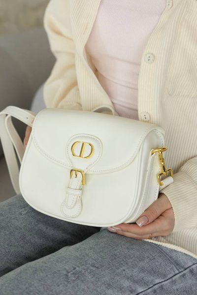 Сумка Dior Bobby Bag in Cream Smooth Skin 0214 фото