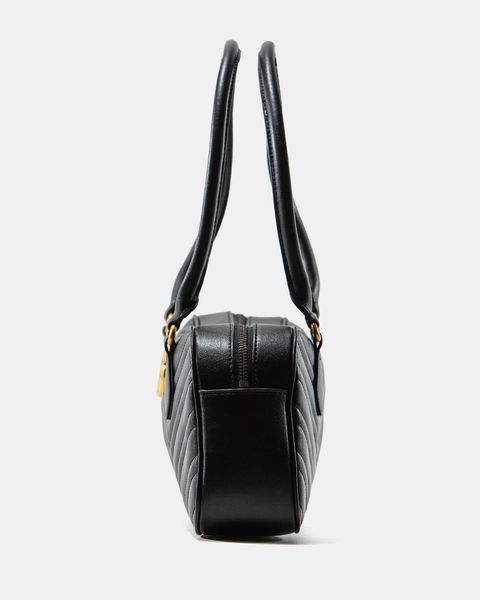 Cумка Gucci GG Marmont Medium Shoulder Bag in Black Leather 0380 фото