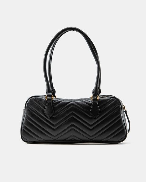 Cумка Gucci GG Marmont Medium Shoulder Bag in Black Leather 0380 фото