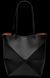 Cумка Loewe Medium Puzzle Fold Tote Bag in Shiny Calfskin Black 99363 фото 1