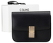 Сумка Celine Medium Classic Bag in Box Calfskin Black/Gold Hardware 0339 фото 1