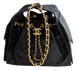Сумка Chanel 25 Small Handbag in Black Grained Calfskin & Gold-Tone Metal 164 фото 1