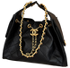 Сумка Chanel 25 Small Handbag in Black Grained Calfskin & Gold-Tone Metal 164 фото 1