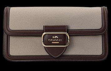 Сумка Coach Morgan Shoulder Bag Canvas/Leather 0545 фото