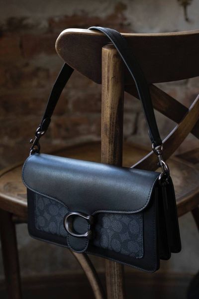 Сумка Coach Tabby Shoulder Bag 26 in Signature Canvas Black 0302 фото