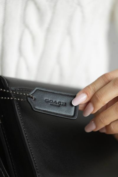 Сумка Coach Tabby Shoulder Bag 26 in Signature Canvas Black 0302 фото
