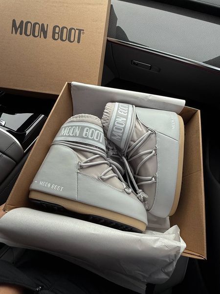 Жіночі снігоходи Moon Boot Icon Low Nylon Glacier Grey 35-38 mb003 фото