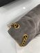 Cумка Saint Laurent Lou Puffer Bag in Quilted Suede Grey 250991 фото 5