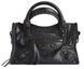 Сумка Balenciaga Le City Bag Mini in Black Arena Lambskin/Brass Hardware 18024 фото 1