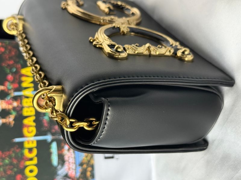 Сумка Dolce & Gabbana DG Girls Small Bag in Black Leather 0357 фото