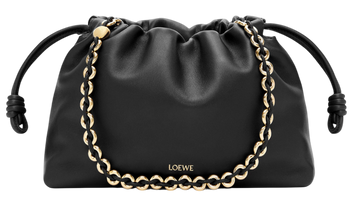 Сумка Loewe Flamenco Medium Purse in Black Mellow Nappa Lambskin Premium Quality 622 фото