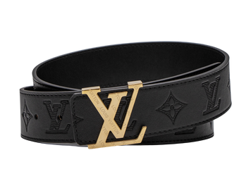 Ремінь Louis Vuitton Shadow 40 Belt Black/Gold 66172 фото