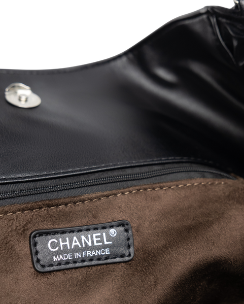 Сумка Chanel Maxi Shopping Bag in Black Lambskin Leather 991192 фото