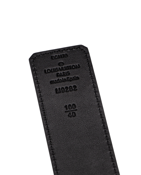 Ремінь Louis Vuitton Shadow 40 Belt Black/Gold 66172 фото