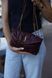 Сумка Saint Laurent Puffer Small Shoulder Bag in Burgundy Nappa Leather with Gold Hardware Premium 991303 фото 2