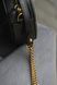 Сумка Gucci GG Marmont Mini Round Shoulder Bag in Black Leather 0346 фото 12
