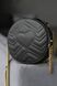 Сумка Gucci GG Marmont Mini Round Shoulder Bag in Black Leather 0346 фото 3