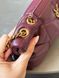 Сумка Saint Laurent Puffer Small Shoulder Bag in Burgundy Nappa Leather with Gold Hardware Premium 991303 фото 7
