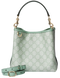 Сумка Gucci GG Emblem Small Bucket Bag in Sage Green Canvas 05028 фото 1