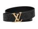 Ремінь Louis Vuitton Shadow 40 Belt Black/Gold 66172 фото 1