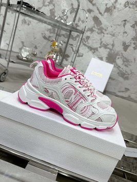 Жіночі кросівки Dior Chrono Sneaker White/Fuchsia 38 1104 фото