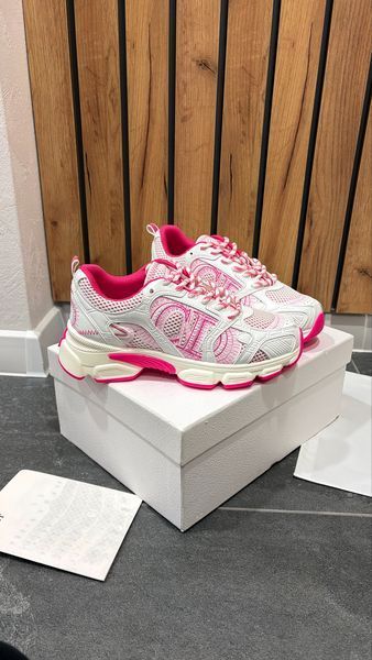 Жіночі кросівки Dior Chrono Sneaker White/Fuchsia 38 1104 фото