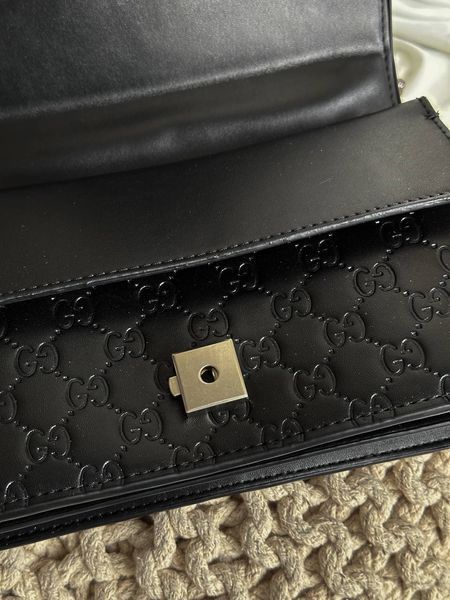 Сумка Gucci Dionysus Small Shoulder Bag in Black Textured Leather 0048 фото