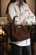 Сумка DeMellier The Midi New York Tote Bag in Mocha Suede & Mocha Smooth/Gold Hardware 0500 фото 6