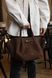 Сумка DeMellier The Midi New York Tote Bag in Mocha Suede & Mocha Smooth/Gold Hardware 0500 фото 5