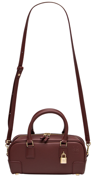 Сумка Loewe Amazona 23 Cropped Bag in Nappa Calfskin Burgundy 0304 фото