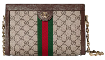 Сумка Gucci Ophidia Medium Chain Shoulder Bag in Beige GG Monogram Coated Canvas 062 фото