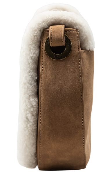 Сумка UGG Heritage Crossbody Bag in Chestnut Suede 0373 фото