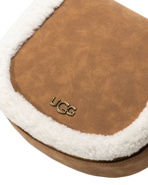 Сумка UGG Heritage Crossbody Bag in Chestnut Suede 0373 фото