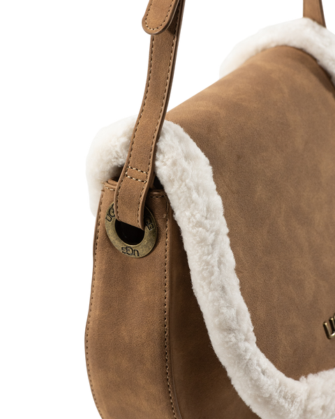 Сумка UGG Heritage Crossbody Bag in Chestnut Suede 0373 фото