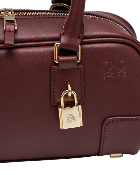 Сумка Loewe Amazona 23 Cropped Bag in Nappa Calfskin Burgundy 0304 фото