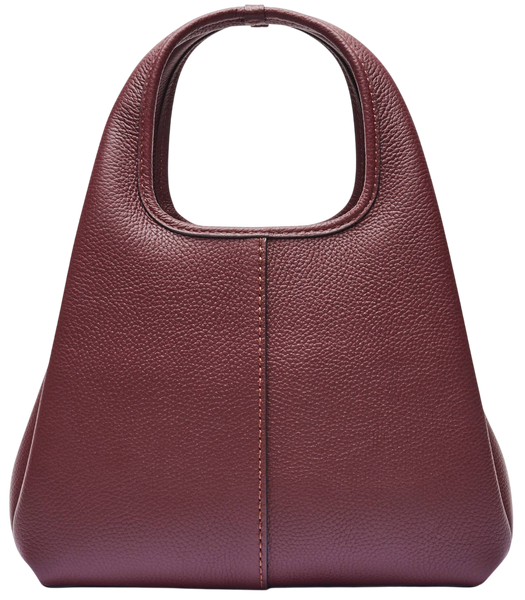 Сумка Coach Lana Shoulder Bag in Polished Pebble Leather Burgundy 0511 фото