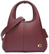 Сумка Coach Lana Shoulder Bag in Polished Pebble Leather Burgundy 0511 фото 1