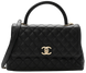 Сумка Chanel Coco Top Handle Flap Bag Black 02048 фото 1