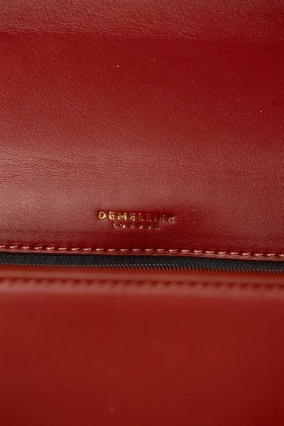 Cумка DeMellier The Vancouver Shoulder Bag in Smooth Leather Red 0496 фото