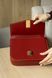 Cумка DeMellier The Vancouver Shoulder Bag in Smooth Leather Red 0496 фото 7