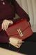 Cумка DeMellier The Vancouver Shoulder Bag in Smooth Leather Red 0496 фото 4