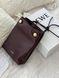 Cумка Loewe Pebble Pouch Bag in Burgundy Smooth Calfskin 484 фото 3