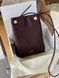 Cумка Loewe Pebble Pouch Bag in Burgundy Smooth Calfskin 484 фото 4