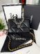 Cумка Chanel 19 Flap Bag in Black Quilted Lambskin/Silver-Gold Hardware 443 фото 4
