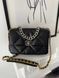 Cумка Chanel 19 Flap Bag in Black Quilted Lambskin/Silver-Gold Hardware 443 фото 5