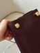 Cумка Loewe Pebble Pouch Bag in Burgundy Smooth Calfskin 484 фото 7