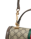 Сумка Gucci Ophidia Medium Top Handle Bag Brown and Ebony GG Supreme Canvas/Brown Leather Trim 0402 фото 6