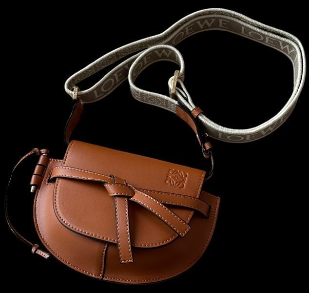 Сумка Loewe Mini Gate Dual Bag in Tan Soft Calfskin 0468 фото